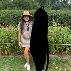 Veronica Beard Chevron Retro Boho Dress